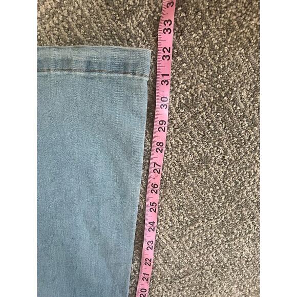 Altr’d State high rise wide leg button fly faded heart jeans 28/7 - Picture 6 of 10